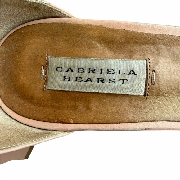 Gabriela Hearst Sydney Nude Blush Leather Wedge Sandals Italy EU 39.5 - Picture 8 of 9